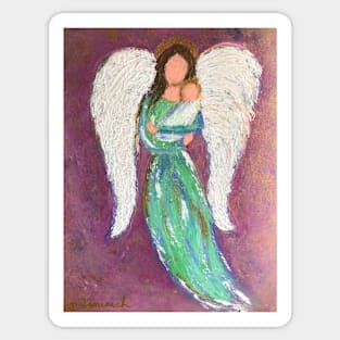 Angel and Child Sticker